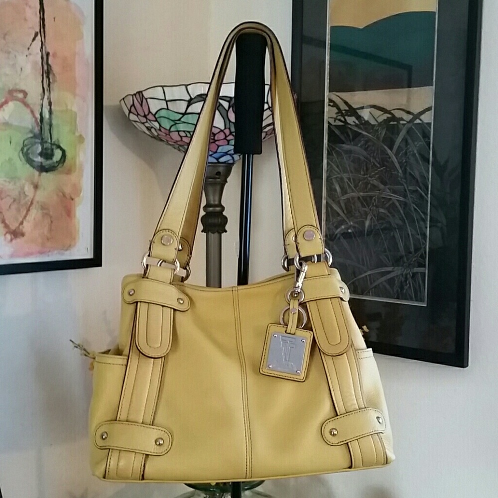 SOLD...Price Drop-Tignanello leather purse